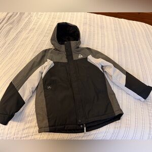 Kids Gerry Black and Gray midweight Hooded Jacket NWOT